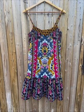 Anthropologie zadie Velvet slip dress